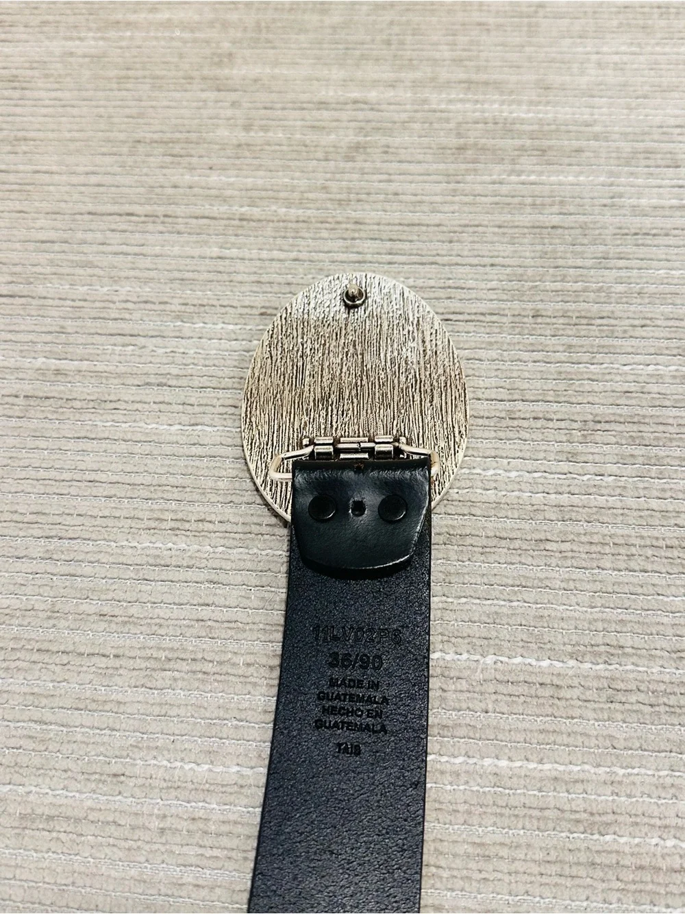 Levi’s Men’s Black Leather Belt Size 36 Genuine Leather Classic Casual Western